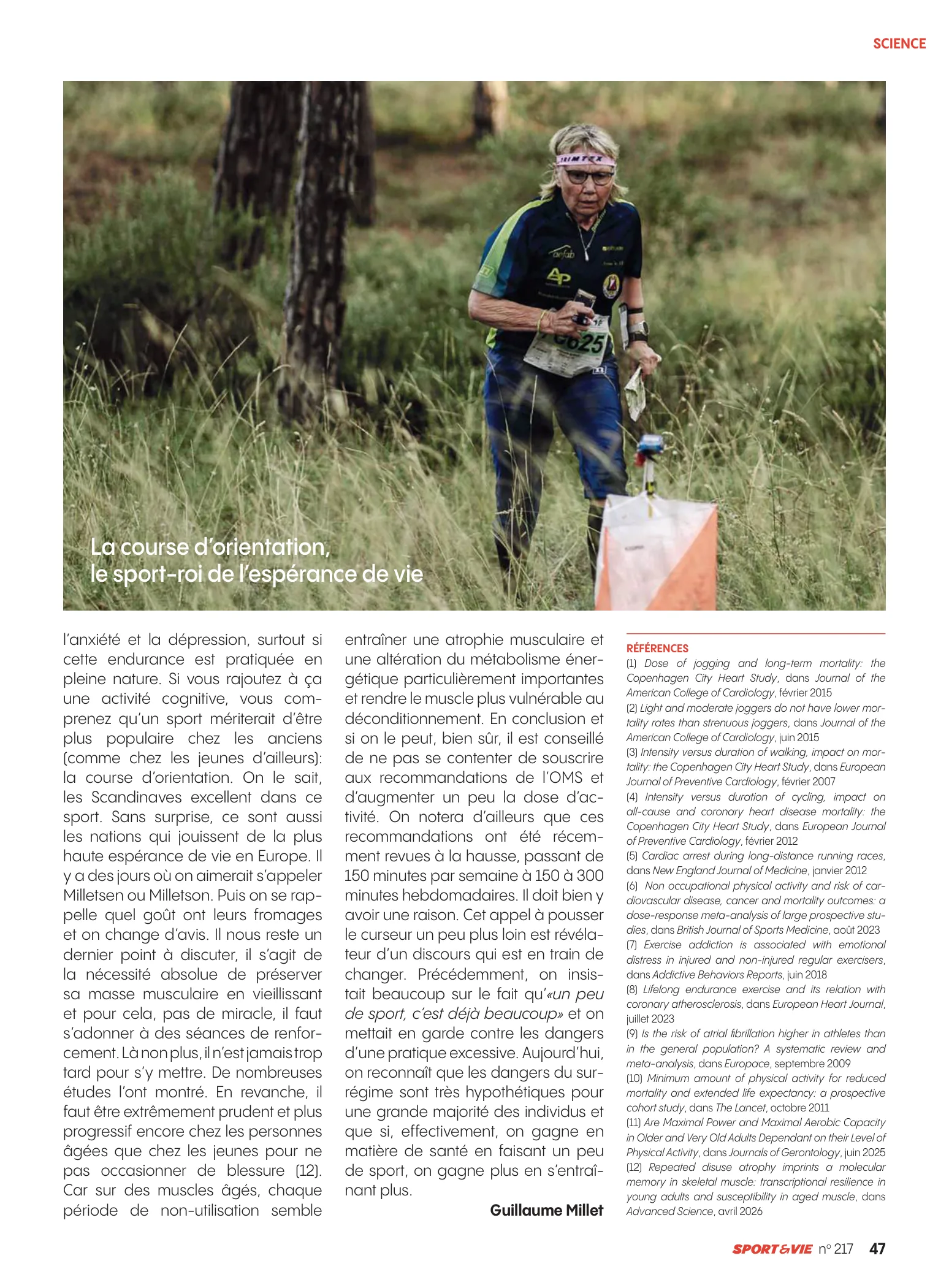 Page 47 de l'article « Trop de sport tue-t-il vraiment le sport ? »