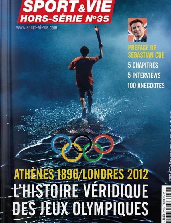 Couverture Sport & Vie hors-série n° 35 — L’histoire véridique des Jeux Olympiques