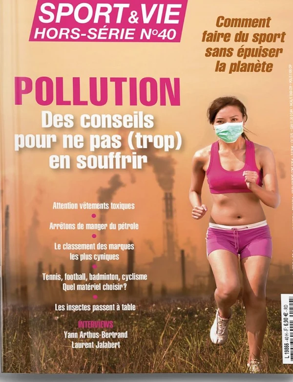 Couverture Sport & Vie hors-série n° 40 — Pollution: des conseils pour ne pas (trop) en souffrir