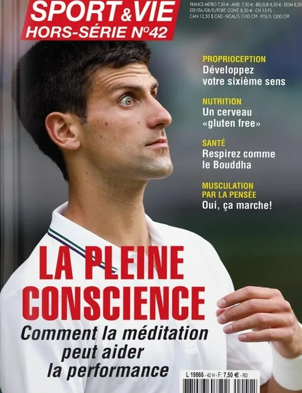 Couverture Sport & Vie hors-série n° 42 — LA PLEINE CONSCIENCE – Comment la méditation peut aider la performance.