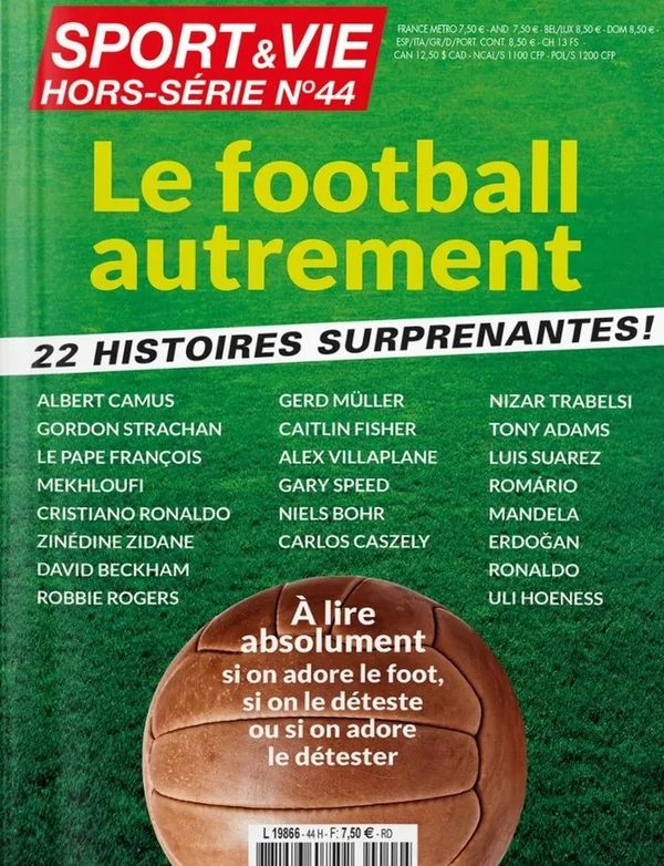 Couverture Sport & Vie hors-série n° 44 — Football: 22 histoires surprenantes