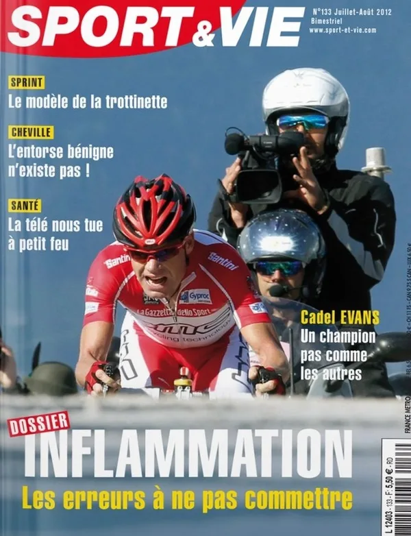 Couverture Sport & Vie n° 133 — Inflammation: les erreurs à ne pas commettre!