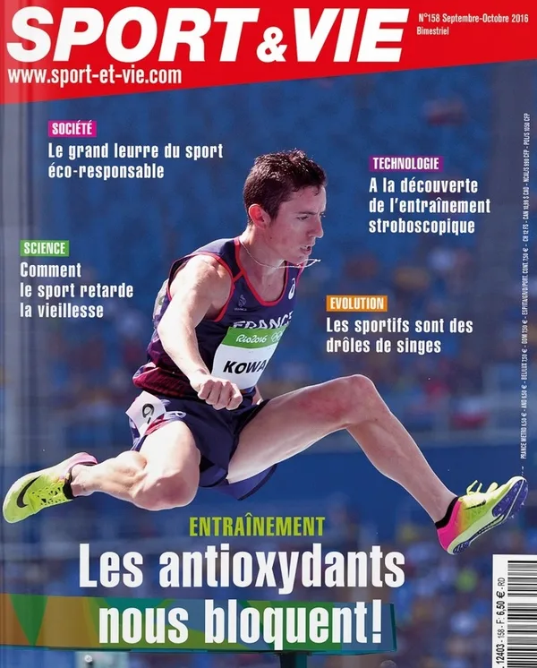 Couverture Sport & Vie n° 158 — Entrainement : les antioxydants nous bloquent