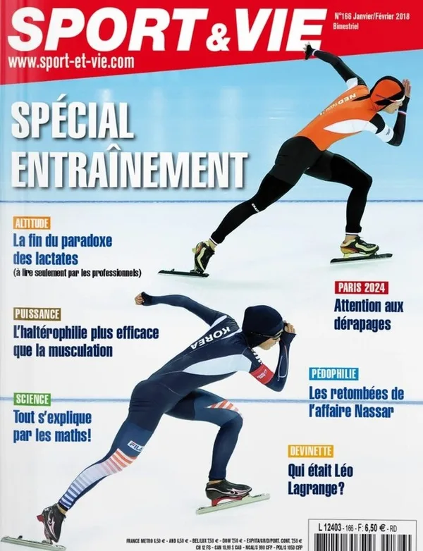Couverture Sport & Vie n° 166 — Spécial entraînement