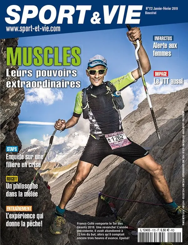 Couverture Sport & Vie n° 172 — Muscles : leurs pouvoirs extraordinaires