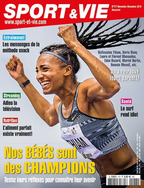 Couverture Sport & Vie n° 177 — Nos bébés sont des champions: testez leurs réflexes pour connaître leur avenir