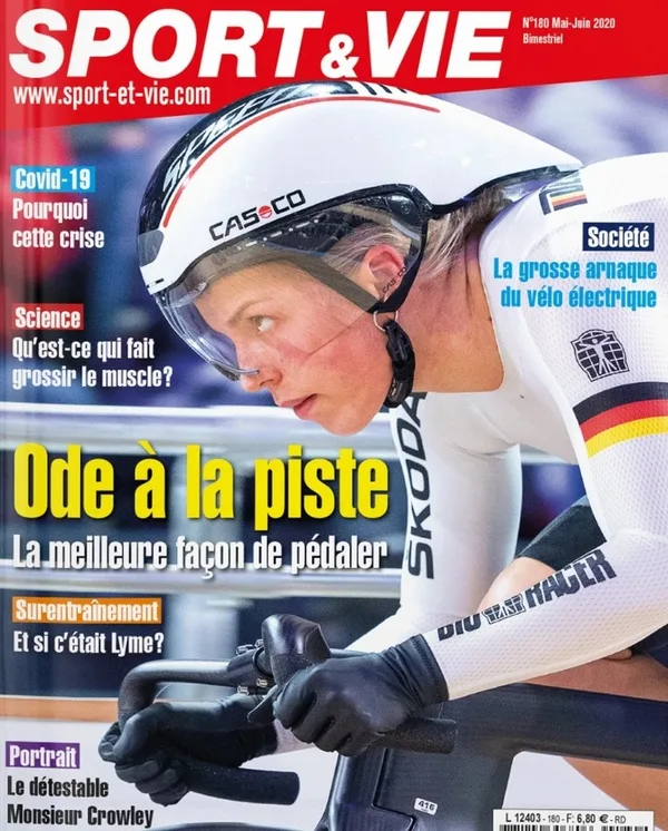 Couverture Sport & Vie n° 180 — Ode à la piste, la meilleure façon de pédaler