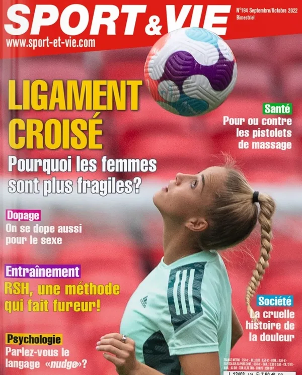 Couverture Sport & Vie n° 194 — Ligament croisé: Pourquoi les femmes sont plus fragiles?