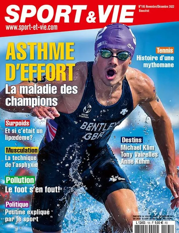 Couverture Sport & Vie n° 195 — Asthme d’effort, la maladie des champions