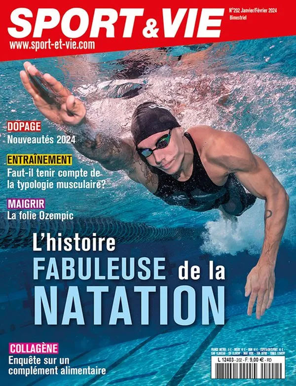 Couverture Sport & Vie n° 202 — L’histoire fabuleuse de la natation