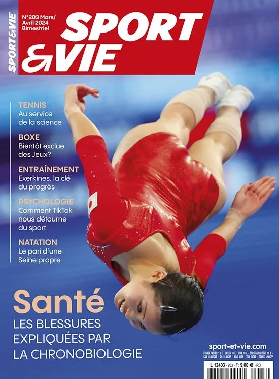 Couverture Sport & Vie n° 203 — Santé : les blessures expliquées pars la chronobiologie